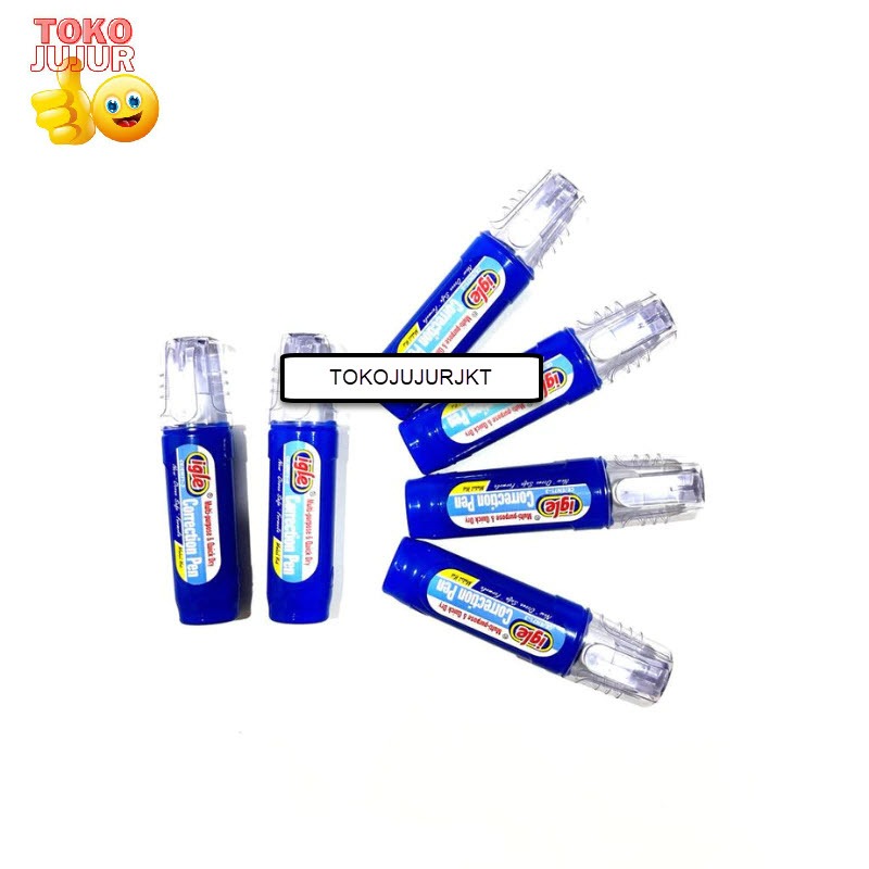 

TOKOJUJUR BK32 Tip Ex Correction Fluid Cairan Koreksi Penghapus Cair Igle Joyko