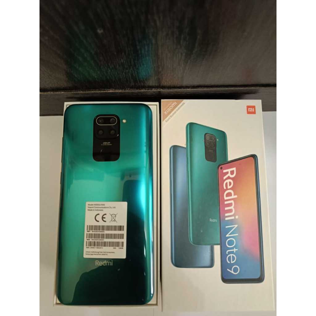 XIAOMI REDMI NOTE 9 6/128 GB SECOND BEKAS MULUS FULLSET