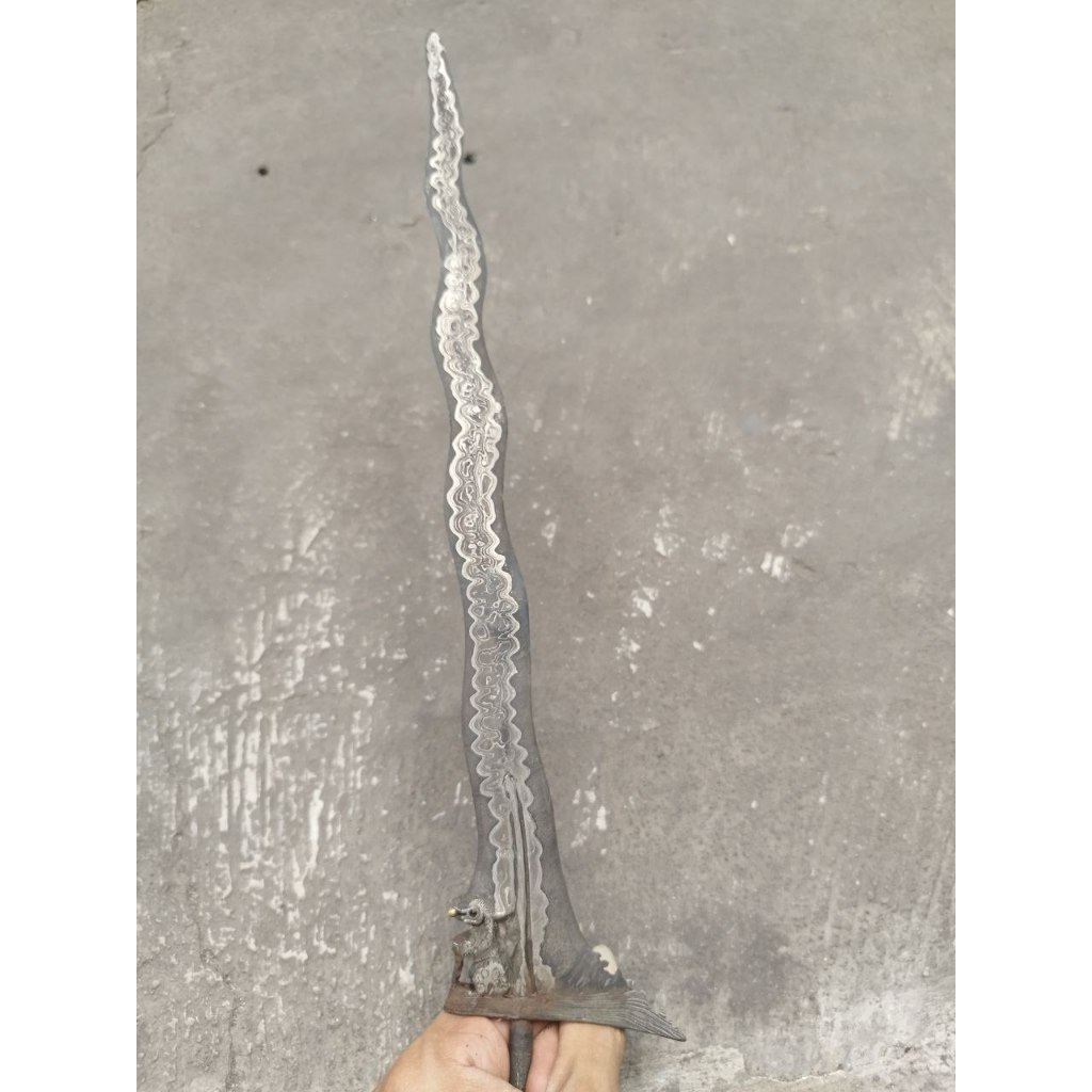 Keris Singo Brg Luk 9 pamor Uler Lulut