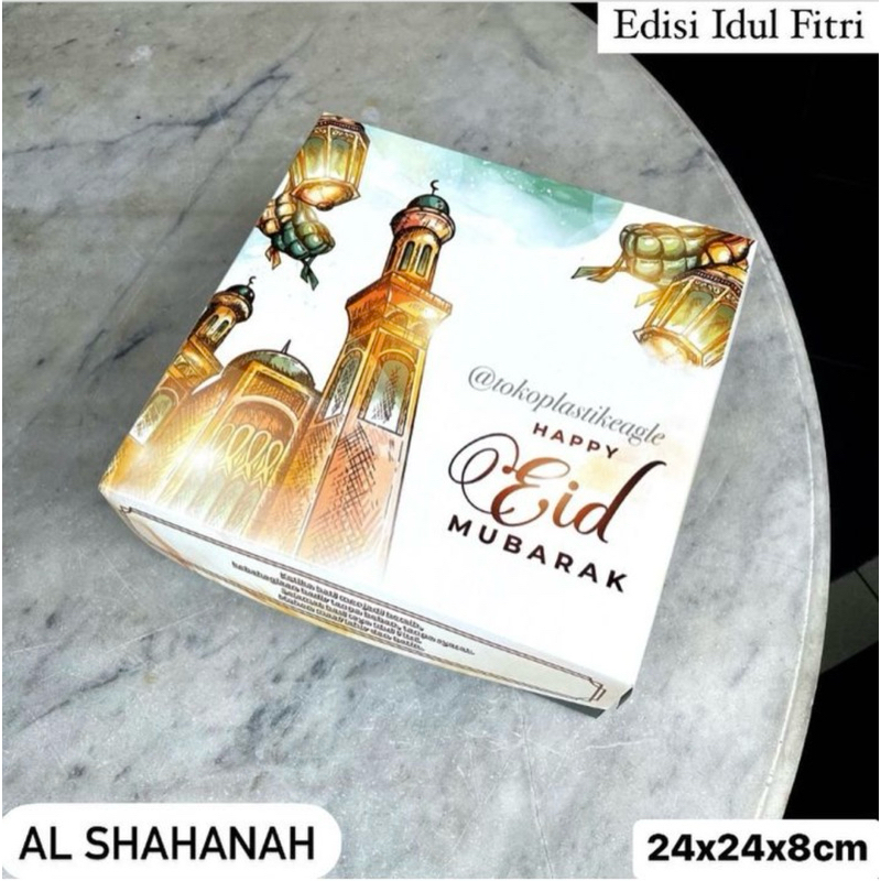 

[EDISI IDUL FITRI] Dus Lebaran “AL SHAHANAH" uk 24x24x8cm