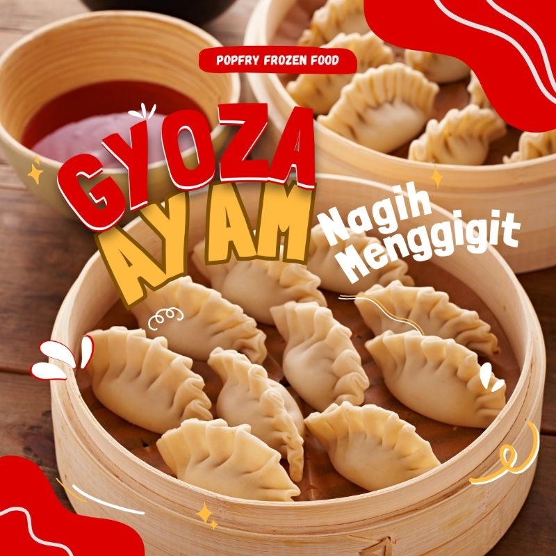 

GYOZA AYAM isi 15 pcs FREE Saus Dimsum