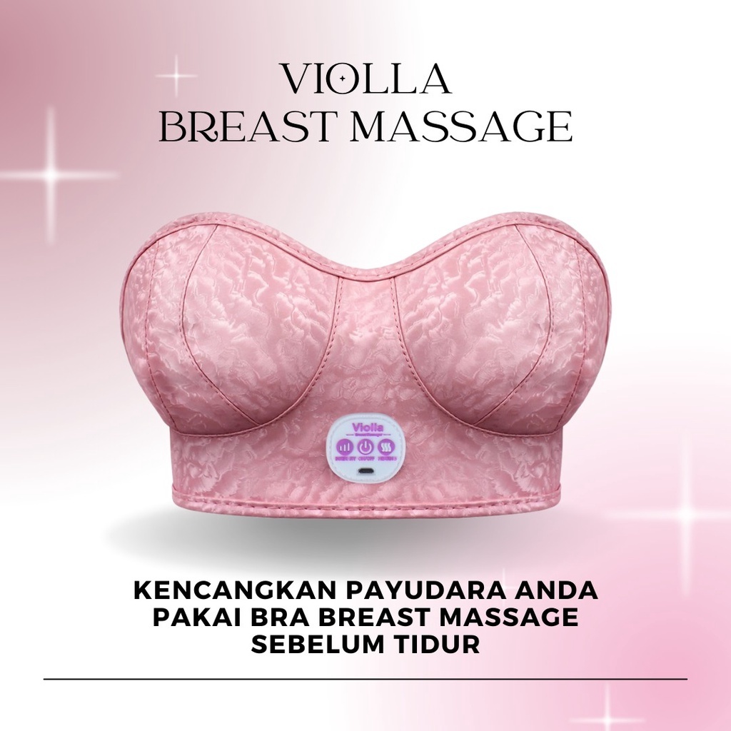 PROMO VIOLLA SMART BREAST MASSAGE BH PIJAT ELEKTRIK UNTUK PEMBESAR PAYUDARA YANG CEPAT PENGENCANG PA