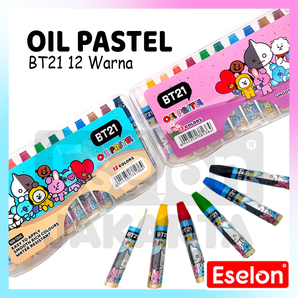 

[ES.JKT] NEW! CRAYON 12 Warna Korean Series BT21 / Crayon 12 Colors