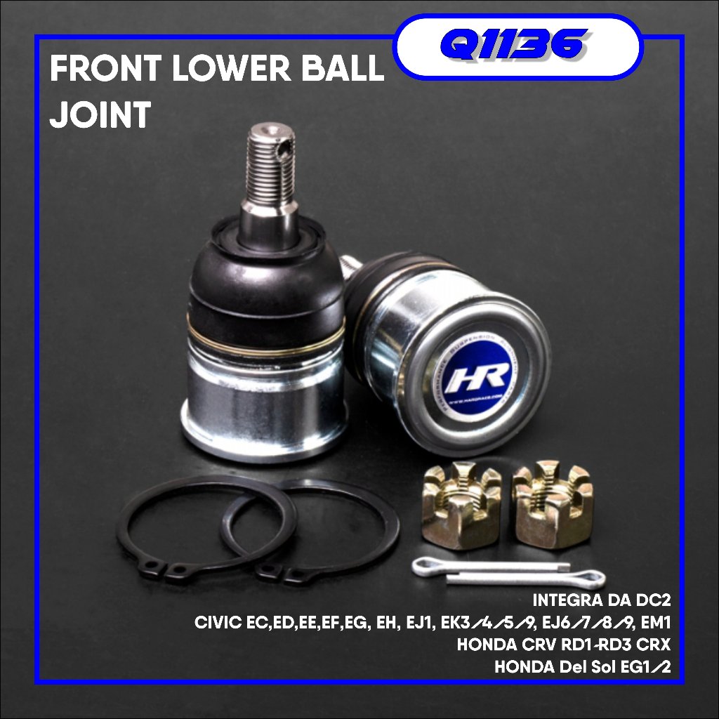 Aksesoris Stabiliser Hardrace - Q1136 - FRONT LOWER BALL JOINT - ACURA INTEGRA DA DC2 HONDA CIVIC EC