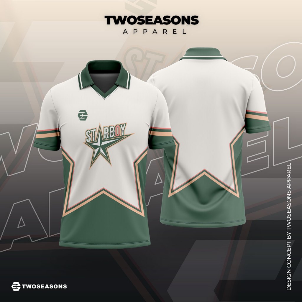 Baju Kaos T-shirt Jersey Vintage STARBOY Retro Aesthetic Pria Wanita Custom Fullprint