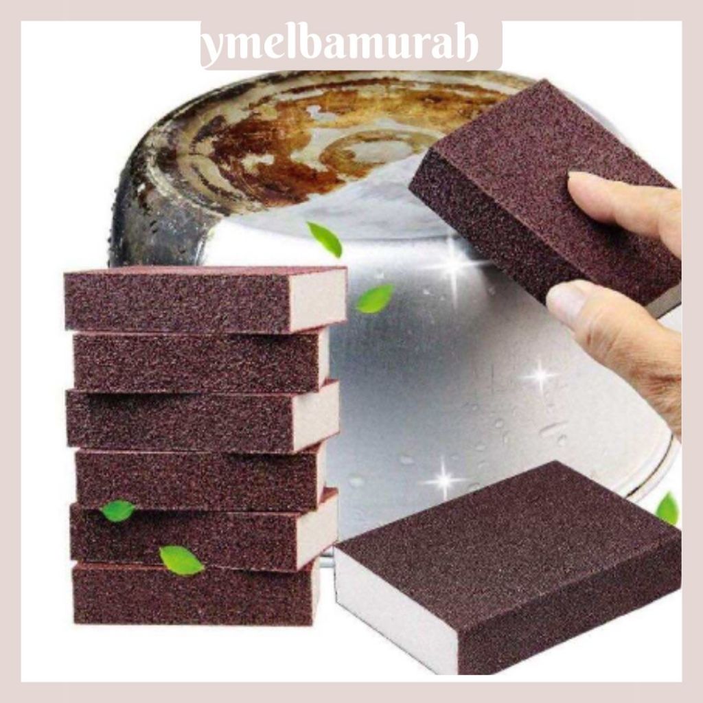 Spons Nano Spons Coklat Ajaib Spons Panci / Spons Kerak / Spons Pembersih Kerak / Spons Pembersih Pa