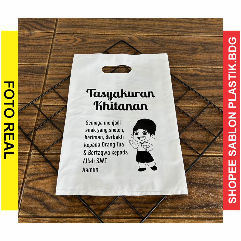 

RB (Isi 50pcs) Plastik Motif Sunatan, Plastik Hidangan, Plastik Khitanan, Plastik Sunat