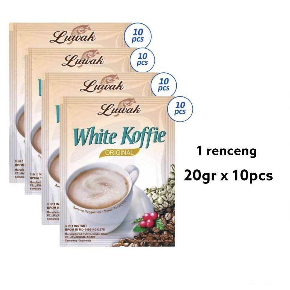 

Luwak White Coffee Kopi Instant [1 Renceng/10 Sachet]