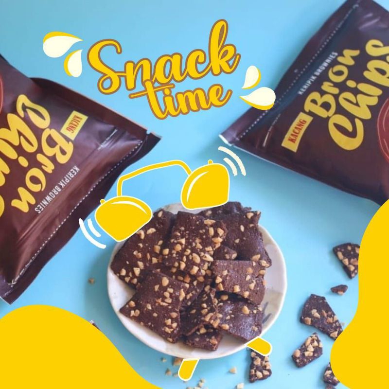 

BronChips Keripik Brownies Cookies Chips Khas Surabaya 60gr