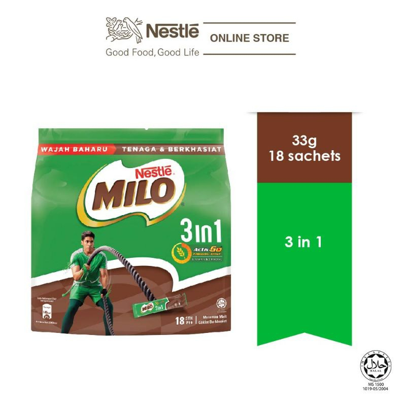 MILO 3 in 1 Activ-Go Malaysia 18 stick
