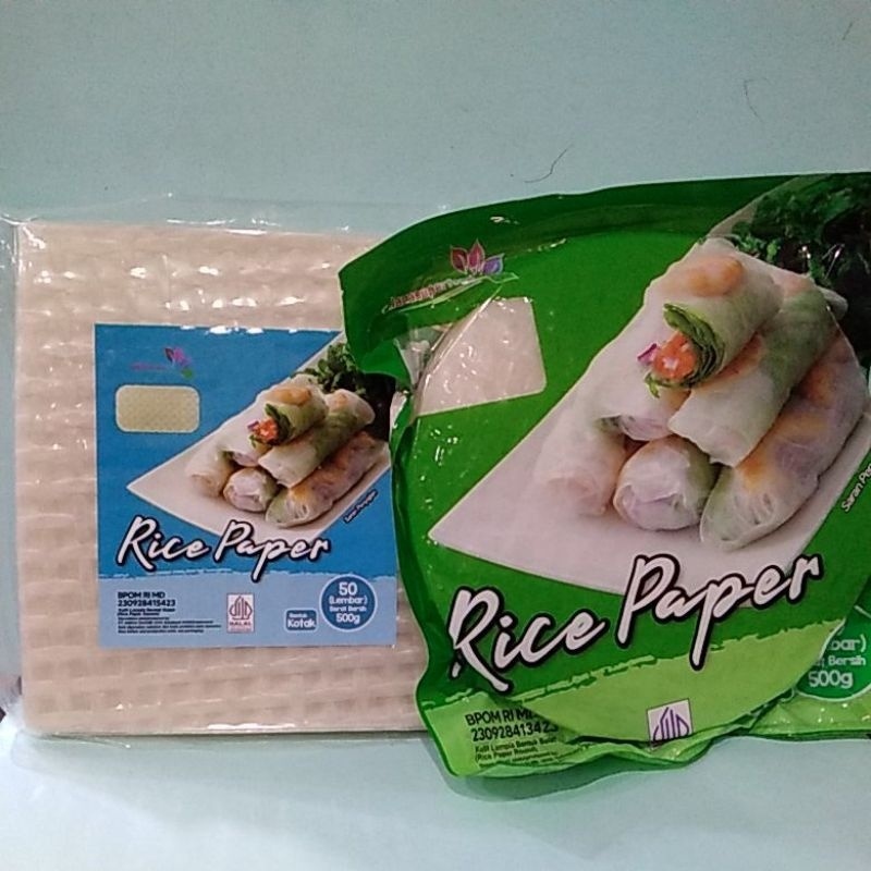 

COD RICE PAPER KULIT LUMPIA BULAT 22 CM KOTAK 1921 5 GR ISI 5 LEMBAR gas