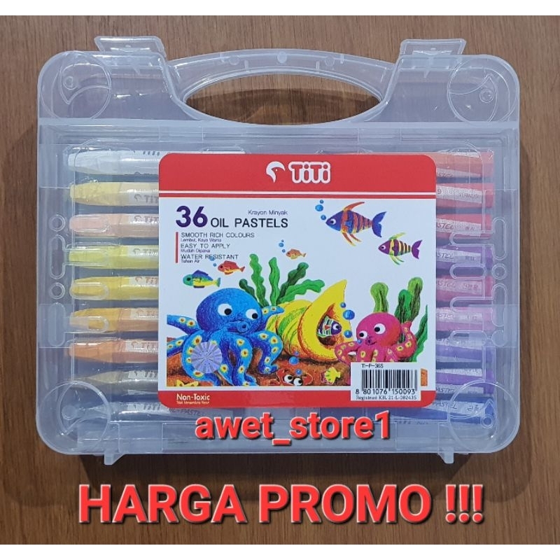 

KRAYON TiTi 36 WARNA CRAYON SET OIL PASTEL