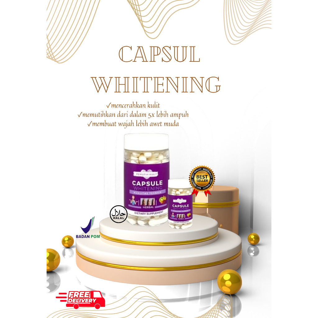 CAPSULE WHITENING capsule pemutih kulit badan dan wajah