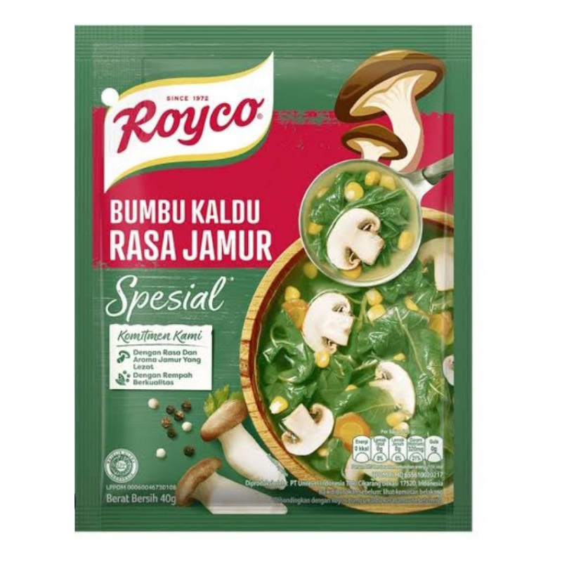 

Royco kaldu jamur spesial 40gr / kaldu jamur