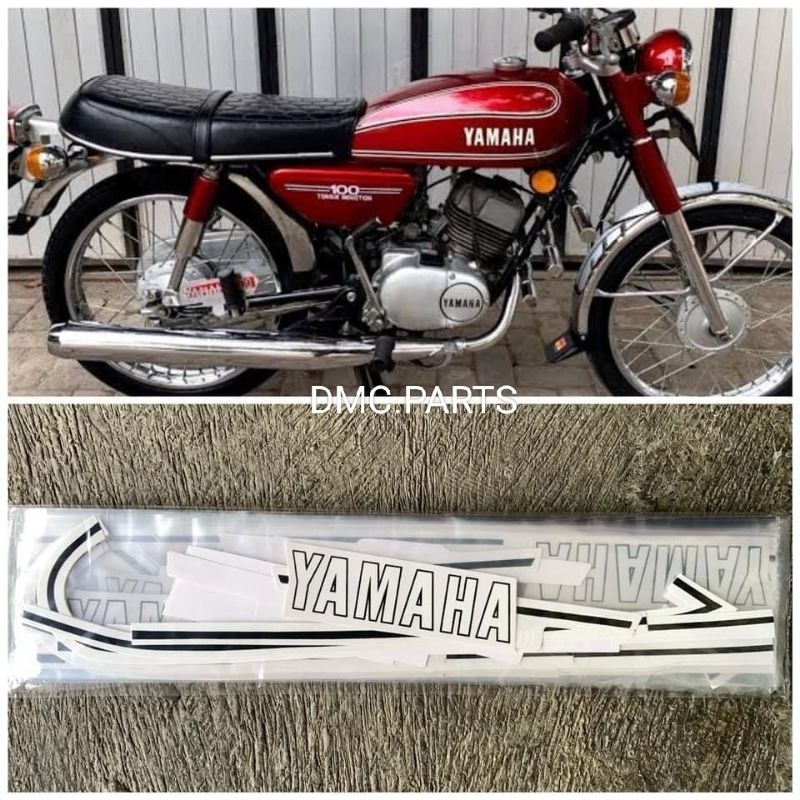 LIS LIST STRIPING STICKER DETAILING / STIKER DETAIL BODY YAMAHA RS100 RS 100