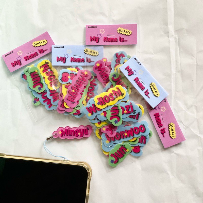 STICKER MY NAME IS…