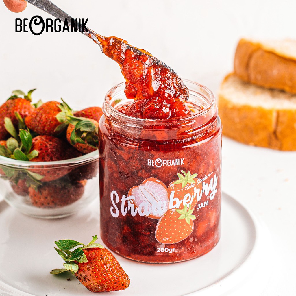 

1212 SALE Beorganik Strawberry Jam Selai Stroberi 28gr