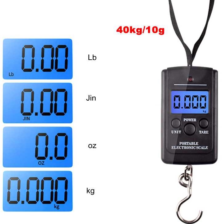 Tren Kekinian COD Timbangan Koper Laundry Gantung Mini Digital 4kg Taffware  Alat Digipound Digital 