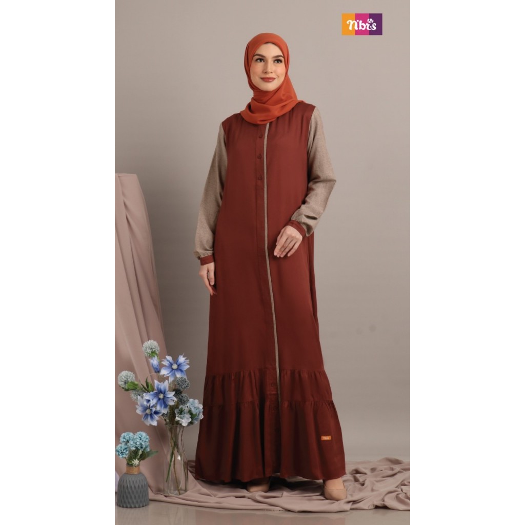 GAMIS DEWASA TERBARU NB B194 BY NIBRAS BUSANA MUSLIM KEKINIAN