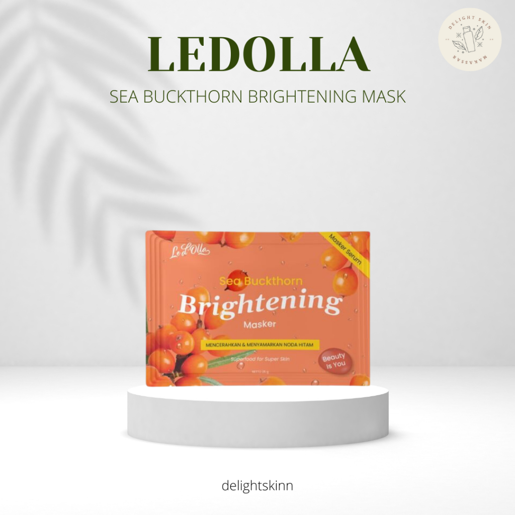 LEDOLLA - Seabuckthorn Brightening Masker Wajah Facial Mask Wash Off Mask