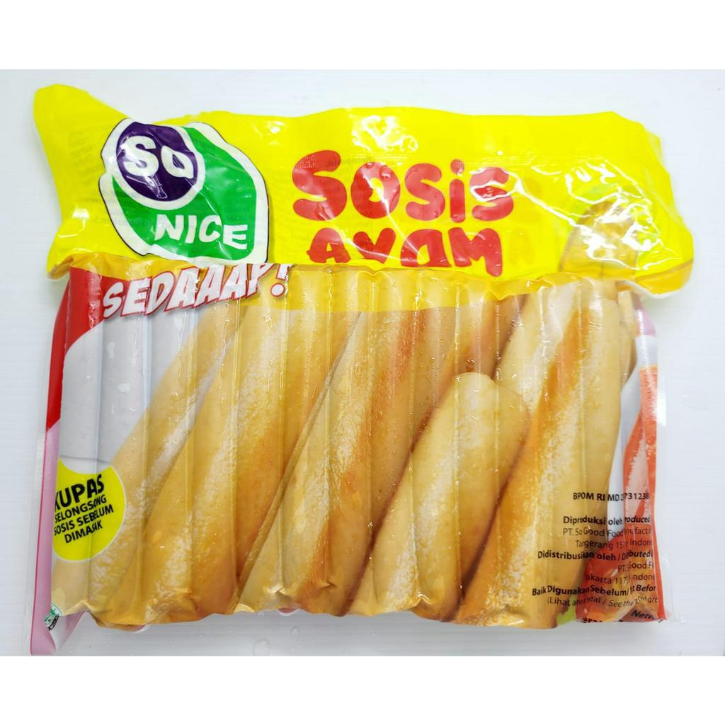 

So Nice Sosis Ayam 1kg isi 40
