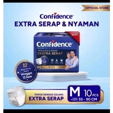 CONFIDENCE POPOK DEWASA PANTS M10