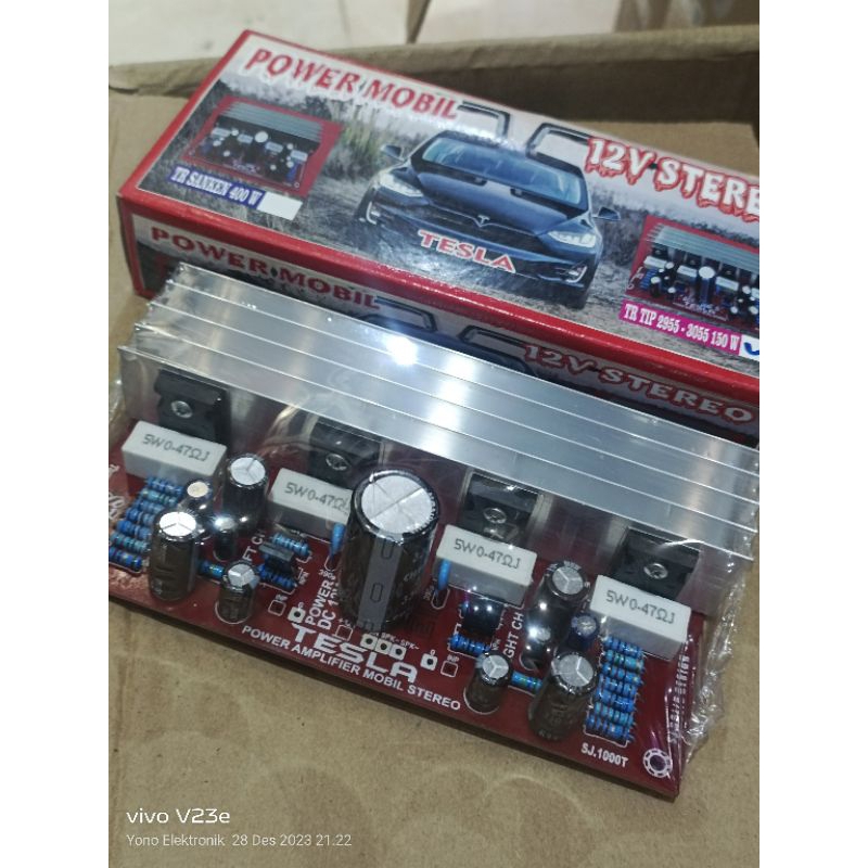 Driver power amplifier mobil DC 12 vol final TIP