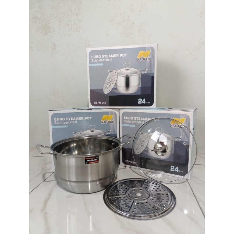 panci soup pot stainless /panci kukus sarangan