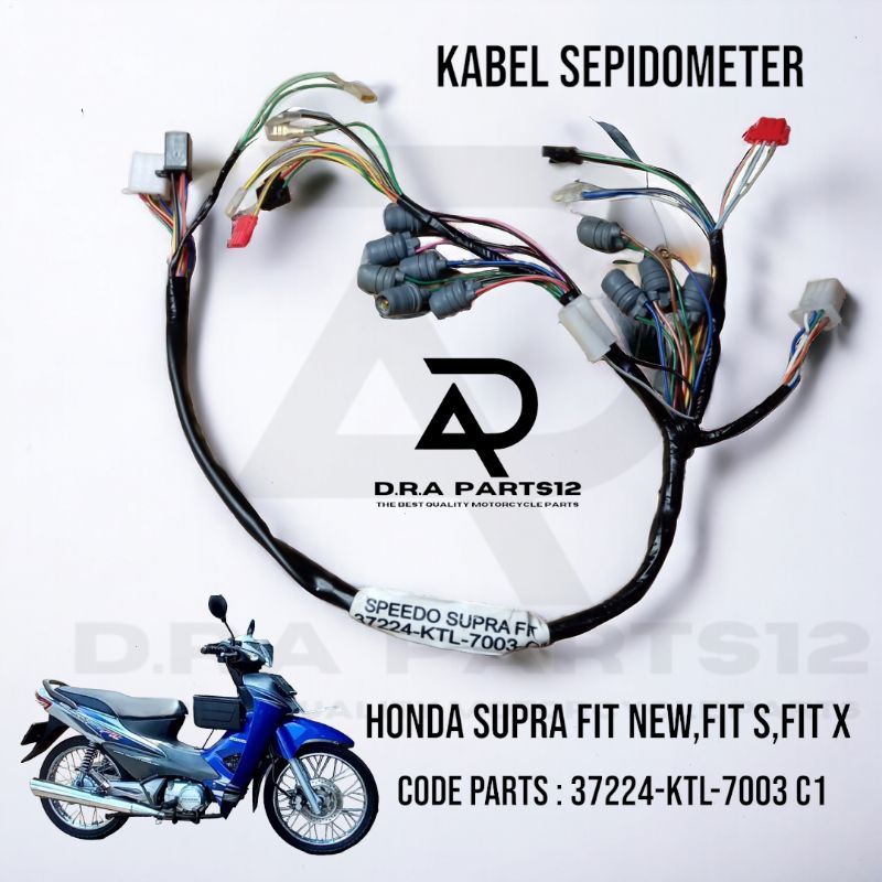 KABEL KABEL BODY BAGIAN ATAS SPIDOMETER HONDA SUPRA FIT NEW,FIT S,FIT X KABEL SPIDO KILOMETER CODE P