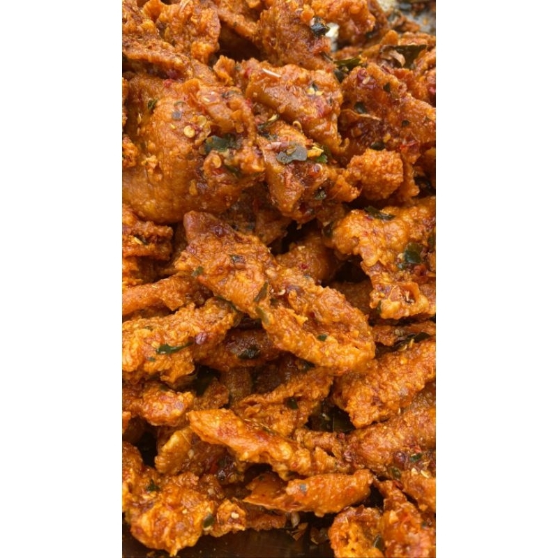 

[ 500GRAM ] KULIT AYAM CRISPY PEDAS DAUN JERUK