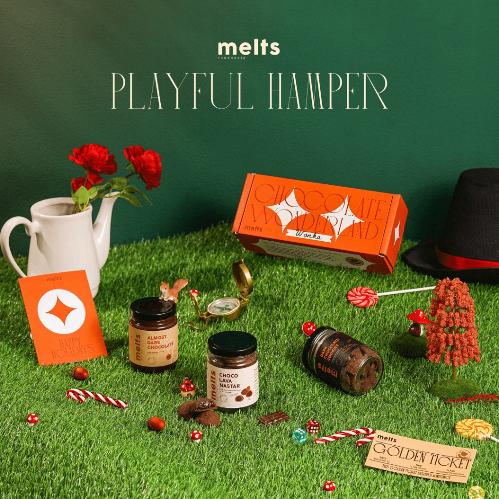 

1212 Product HOT Melts Playful Hamper Hadiah Gift Set Kado Natal New Year Christmas Corporate buruan