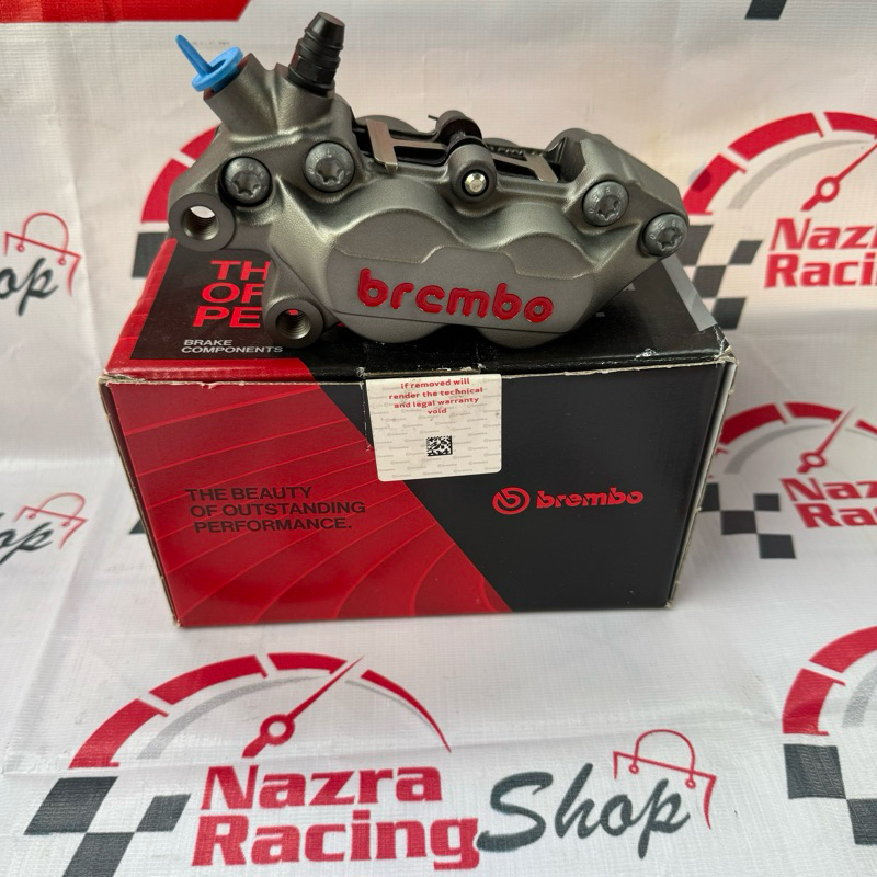 Kaliper Brembo 4 Piston 1 Pin Grey Kiri Honda Adv Vario Beat Pcx Vespa