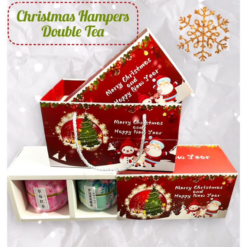 

1212 SALE Christmas Hampers Natal Christmas Gift Kado Natal Duo Varian Tea