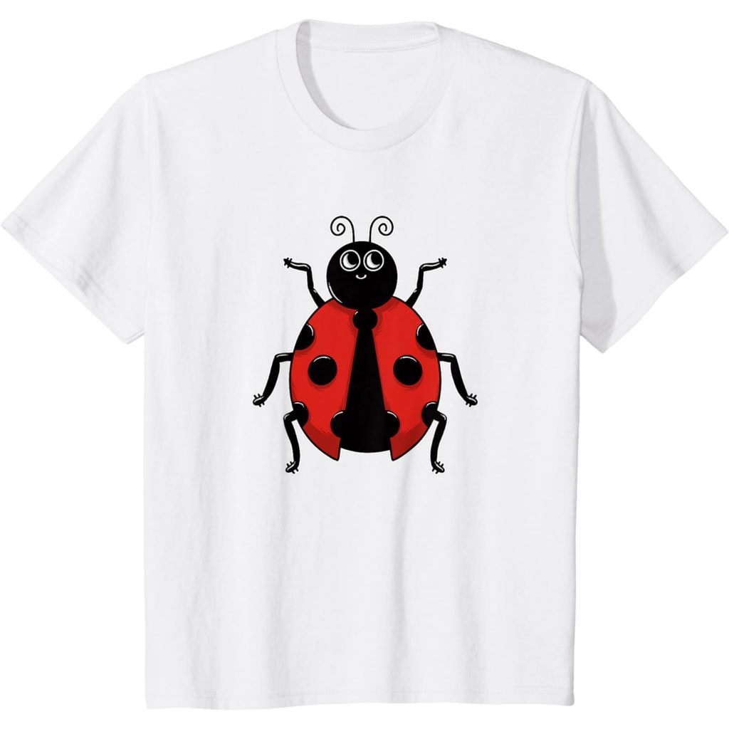 Baju kaos anak Cute Baby Chibi Kawaii Animal Ladybug T-Shirt
