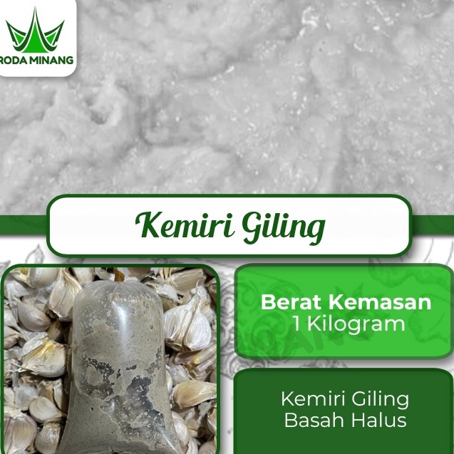 

COD NEWPRODUCT Kemiri Giling Halus Segar Bumbu Basah Asli 1kg