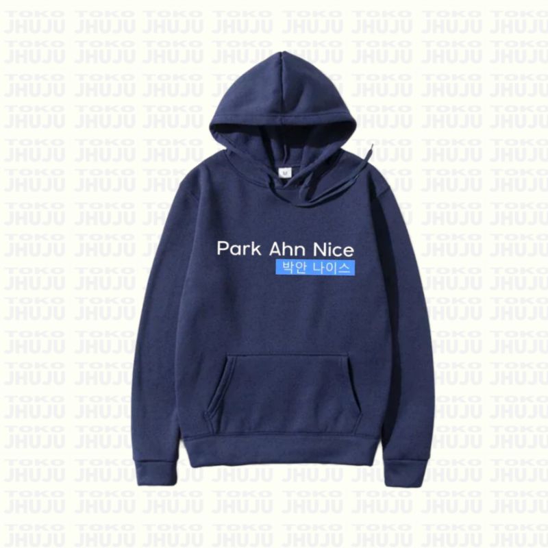 Hoodie Jumper Park Ahn Nice Hangul Anies