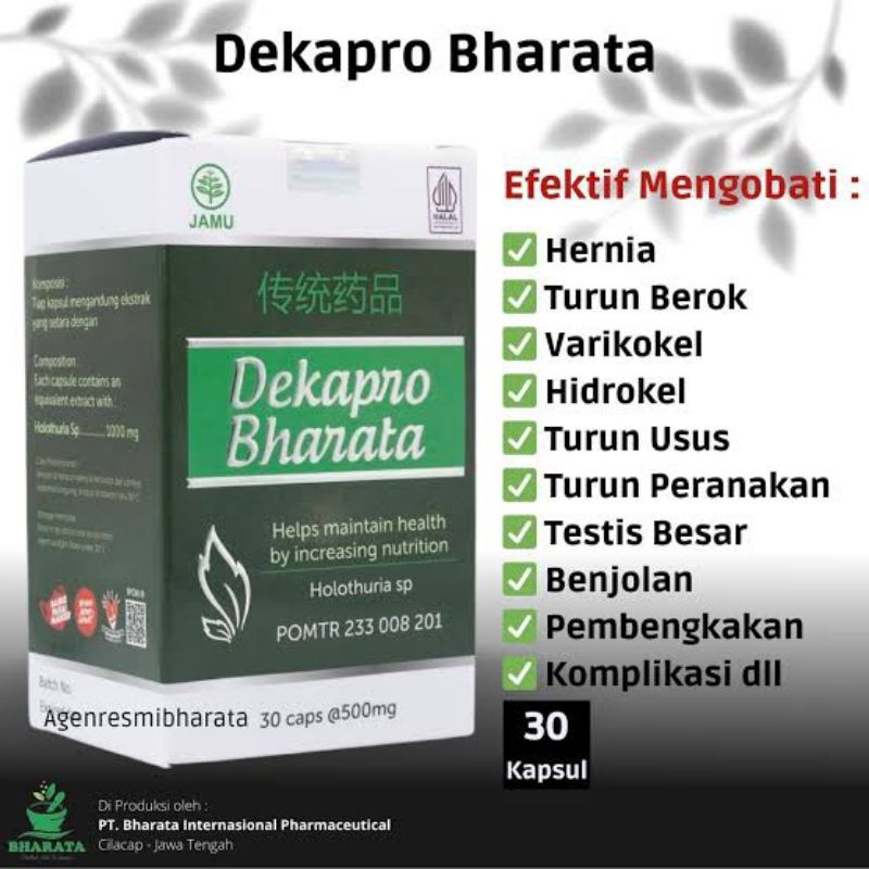 Obat Varikokel Hidrokel Hernia Turun Berok Dekapro Bharata