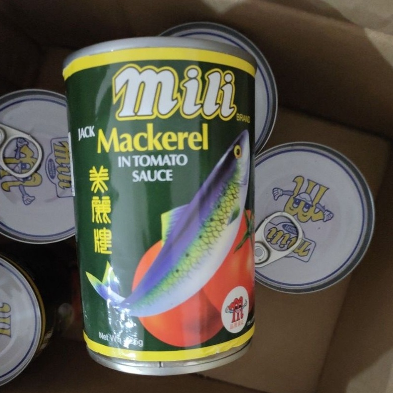 

Import Terlaris Mili sarden mackerel saus tomat 425gr murah