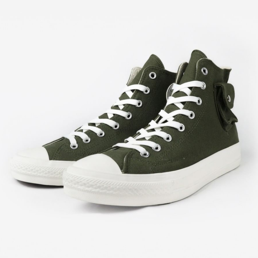 SEPATU SNEAKERS NOBRANDS TPS CARGO OLIVE GREEN WHITE HI ORIGINAL SEPATU CANVAS PRIA DAN WANITA KASUA