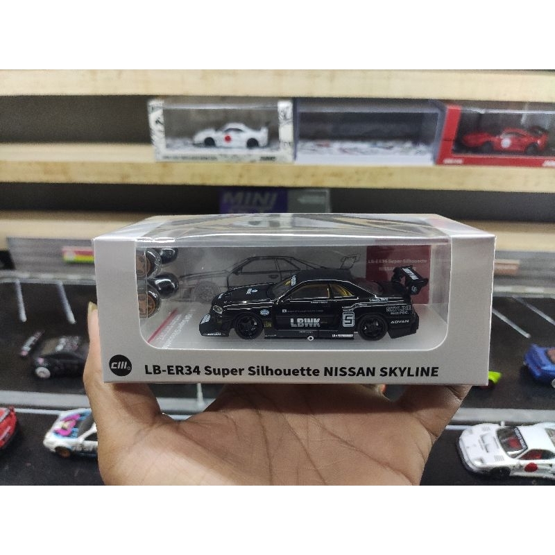 Diecast CM Models Nissan Skyline R34 LBWK