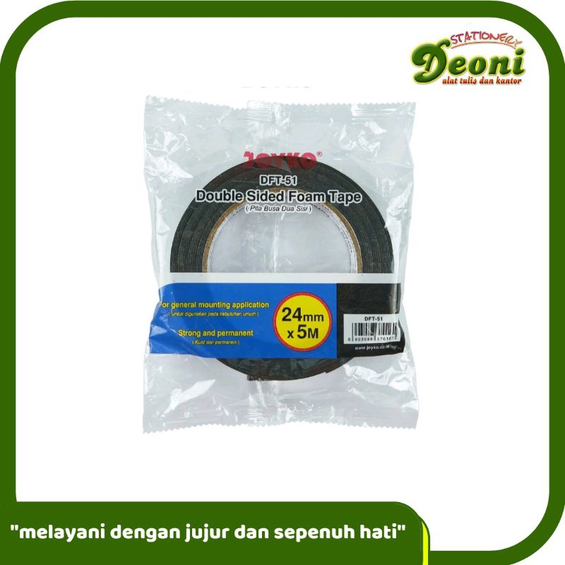 

Joyko Double Foam Tape / Pita Busa Dua Sisi 755