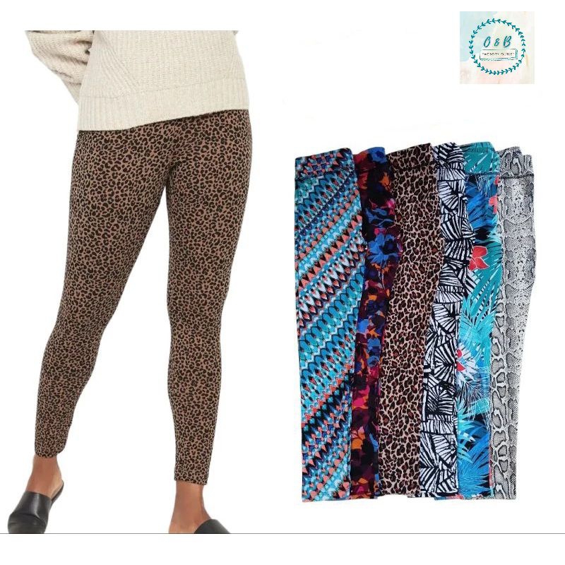 Legging panjang motif/legging sport motif/legging olahraga panjang/legging wanita
