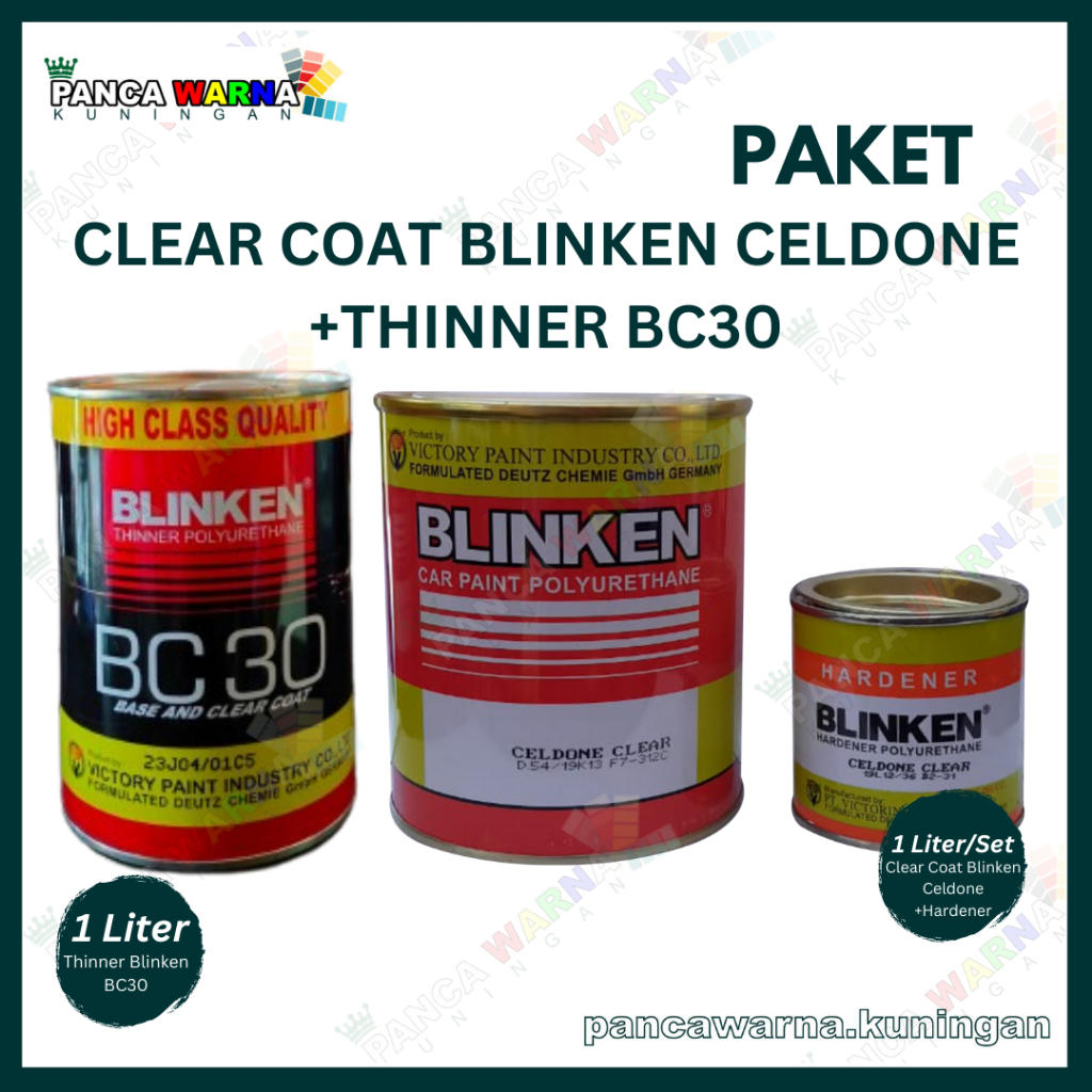 PAKET CLEAR BLINKEN CELDONE + THINNER BLINKEN BC30
