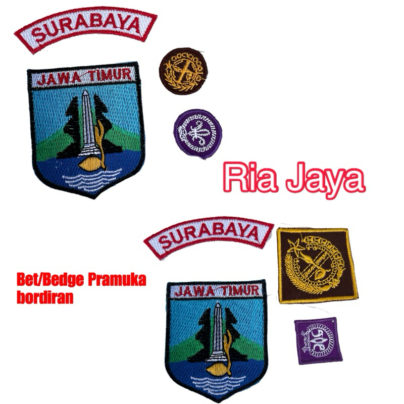 Bet Pramuka Bedge Pramuka Bordir Putra Putri Untuk SD SMP SMA Siaga Penggalang