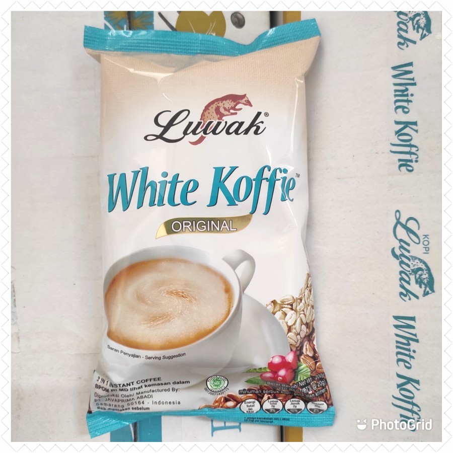 

Luwak white coffe kemasan bag