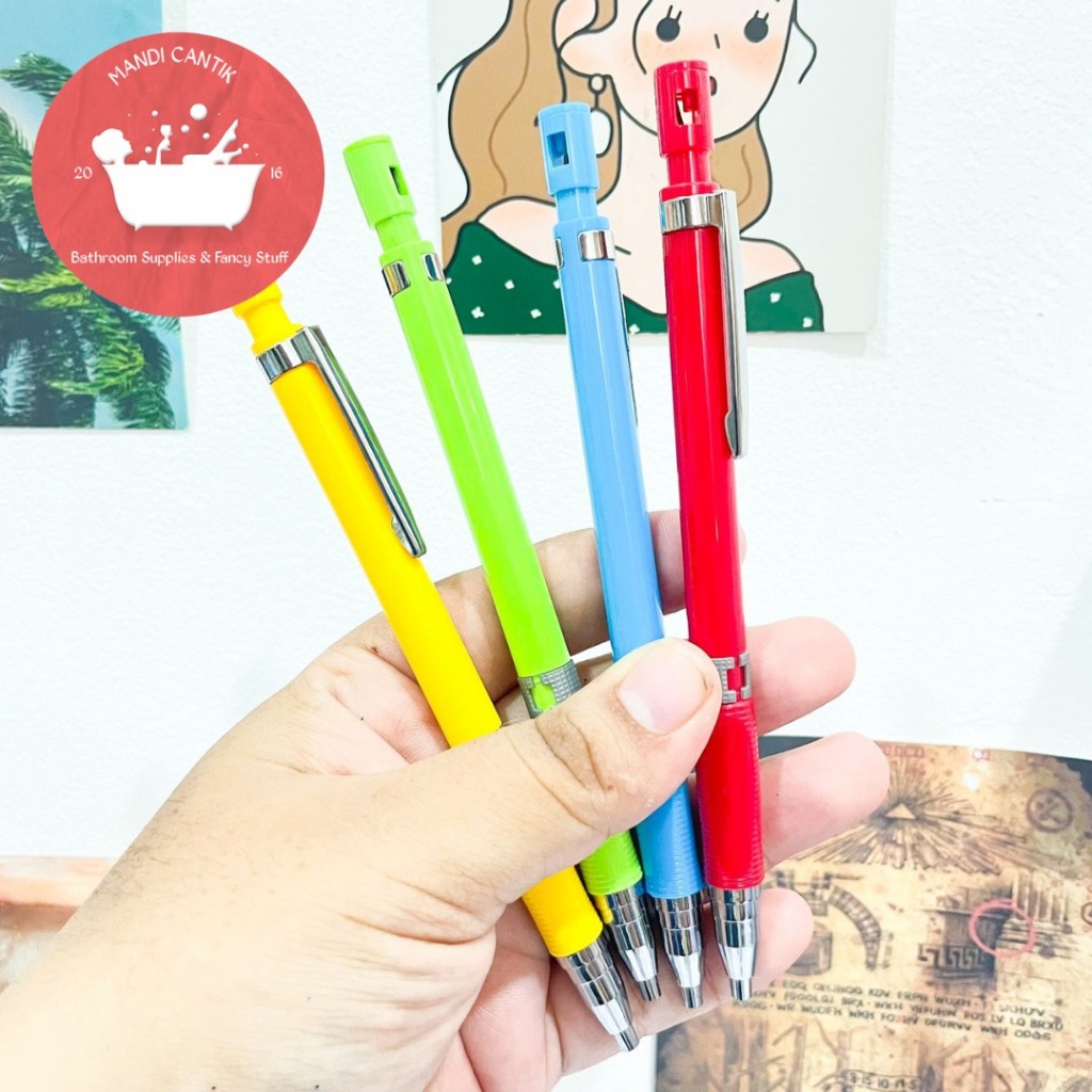

PENSIL CETEK MEKANIK UKURAN 2.0 TY-820 PCM-1109 ALAT TULIS SEKOLAH AESTHETIC KOREA COD