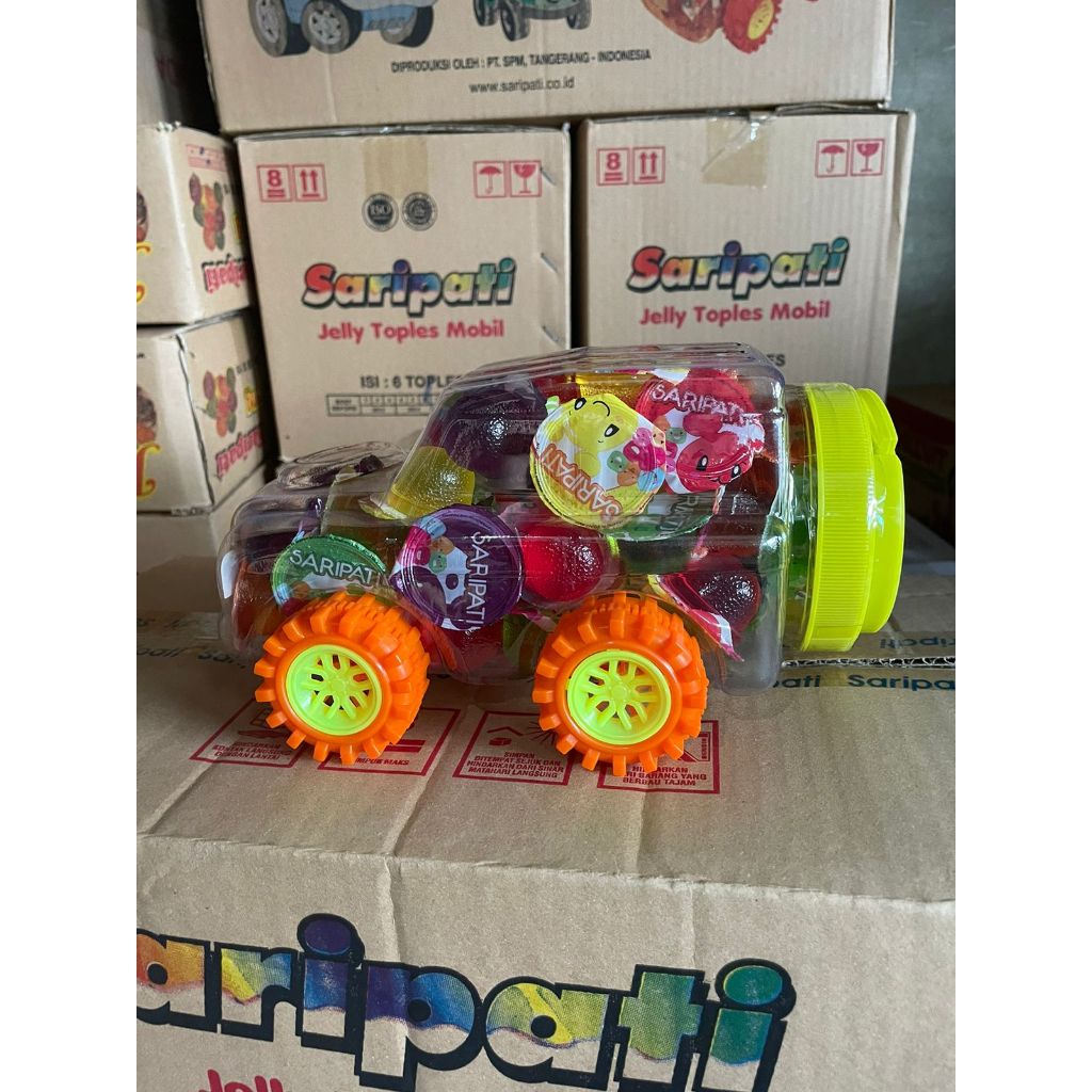 

Ay00! Saripati Jelly Toples Bentuk Mobil isi 70 pcs / jelly cup
