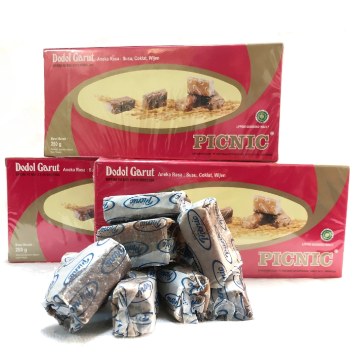 

Dodol Garut Picnic Aneka Rasa Original 250gr Klasik Legendaris Oleh Oleh Khas