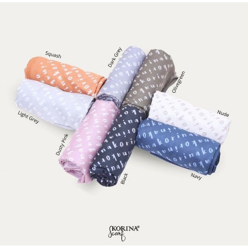 korina marque pattern scarves