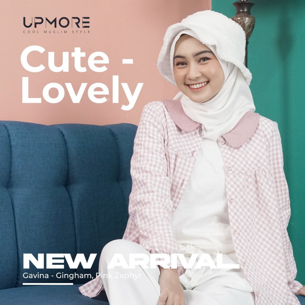 Tunik Gavina - Upmore Gavina || Baju Mutif Premium